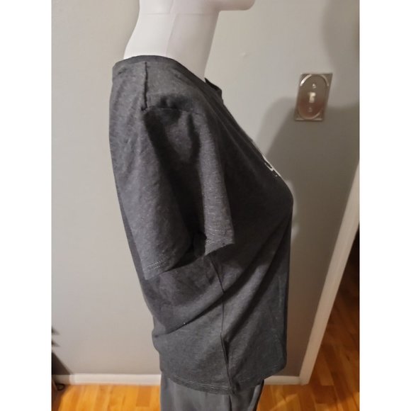 C & C California Dark Gray Short Sleeve T Shirt Skeletons Size S NWT - Picture 4 of 6